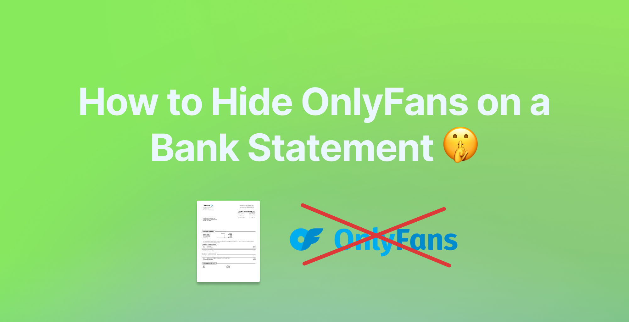 How to Hide OnlyFans on a Bank Statement: A Complete Guide to Do It Like a Pro